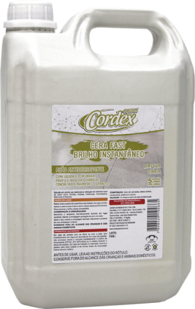 Imagem de CERA BRILHO INSTANTANEO CORDEX - 5L
