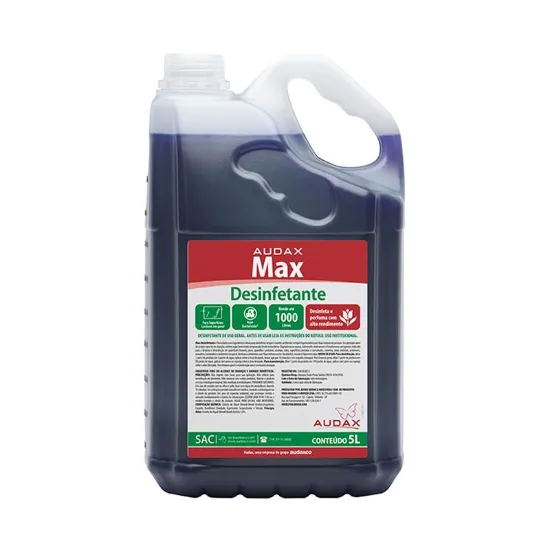 Imagem de DESINFETANTE AUDAX MAX FLORAL 5L