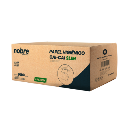 Imagem de PAPEL HIG INTERF F SIMPLES 8000 FLS. CAI CAI NOBRE