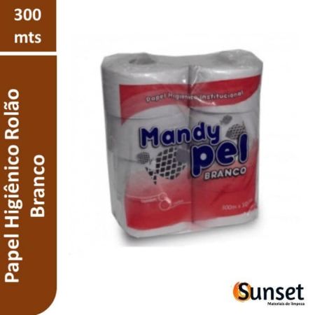 Imagem de PAPEL HIGIENICO ROLAO MANDYPEL BRANCO