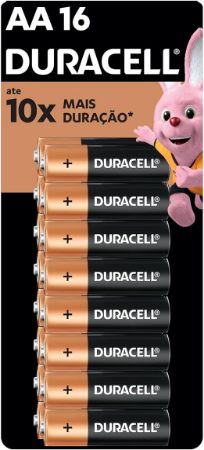 Imagem de PILHA ALCALINA AA DURACELL C/16