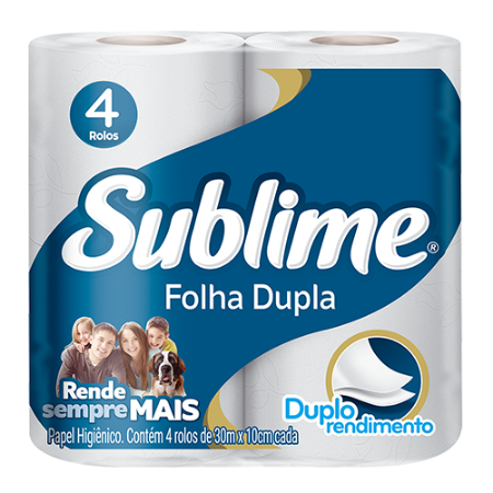 Imagem de Papel Higiênico Sublime Folha Dupla