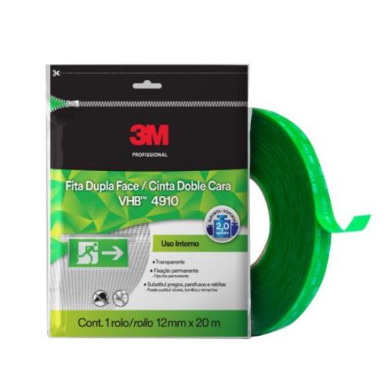 Imagem de FITA DUPLA FACE ACRILICA VHB 4910 - 12mmx20m 