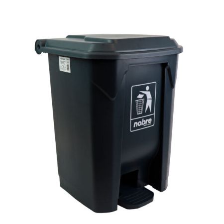 Imagem de LIXEIRA PLÁSTICA COM PEDAL 80 L CINZA