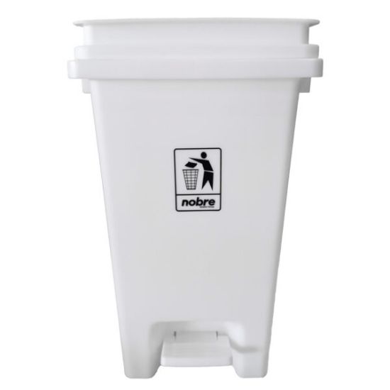 Imagem de LIXEIRA PLÁSTICA COM PEDAL 20 L BRANCO