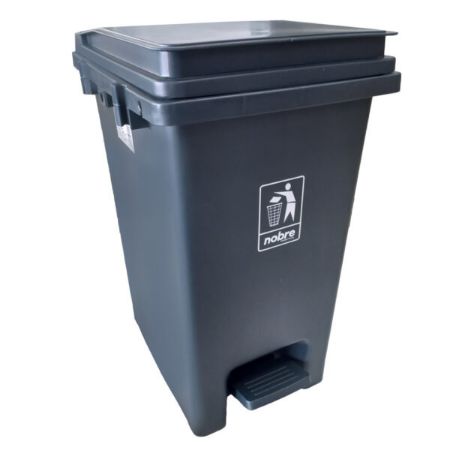 Imagem de LIXEIRA PLÁSTICA COM PEDAL 20 L CINZA