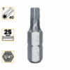 Imagem de BITS TORX T40 - Enc. 1/4" x 25mm [C/10]