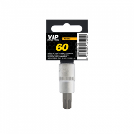 Imagem de SOQ TORX MANUAL CURTO T60 - Enc. 1/2" x 55mm