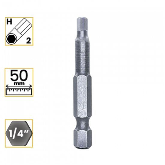 Imagem de PONTA ALLEN 2mm - Enc. 1/4" x 50mm [C/10]