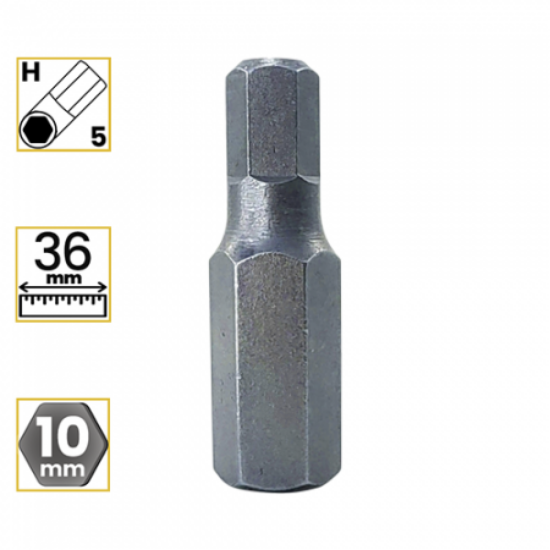 Imagem de BITS ALLEN CURTO PREMIUM 5mm - Enc. 10mm x 36mm