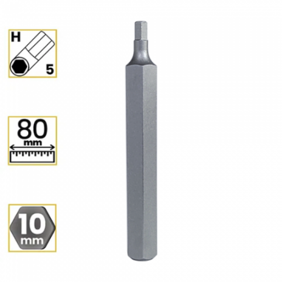 Imagem de BITS ALLEN LONGO PREMIUM 5mm - Enc. 10mm x 80mm