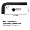 Imagem de CHAVE ALLEN "L" - 7/32" x 90mm