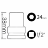 Imagem de SOQ SEXT MANUAL CURTO 24mm - Enc. 1/2" x 38mm