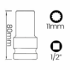 Imagem de SOQ EST MANUAL LONGO 11mm - Enc. 1/2" x 75mm