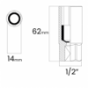Imagem de SOQ SEXT PARA VELA 14mm - Enc. 1/2" x 62mm