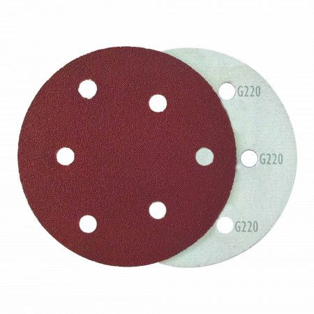 Imagem de DISCO DE LIXA C/ FURO - 5" (125m) GR 220 - C/5