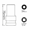 Imagem de SOQ SEXT MANUAL LONGO 34mm - Enc. 1/2" x 75mm