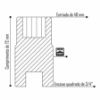 Imagem de SOQ EST MANUAL CURTO 48mm - Enc. 3/4" x 72mm