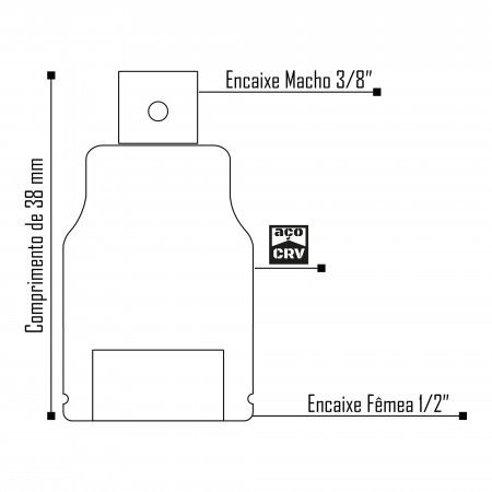 Imagem de REDUCAO MANUAL 1/2"F X 3/8"M