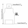 Imagem de REDUCAO MANUAL 3/4"F X 1/2"M