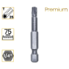 Imagem de PONTA TORX PREMIUM T25 - Enc. 1/4" x 75mm