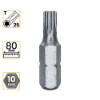 Imagem de BITS TORX LONGO PREMIUM T25 - Enc. 10mm x 80mm