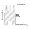Imagem de SOQ EST MANUAL CURTO 32mm - Enc. 3/4" x 60mm