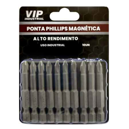 Imagem de PONTA PHILLIPS PH1 - Enc. 1/4" x 50mm [C/10]